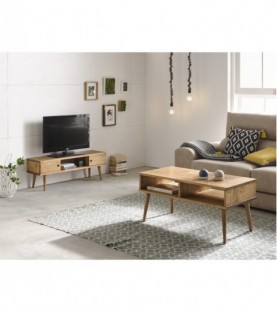 Conjunto 2 muebles: Mesa de centro diseño vintage +...